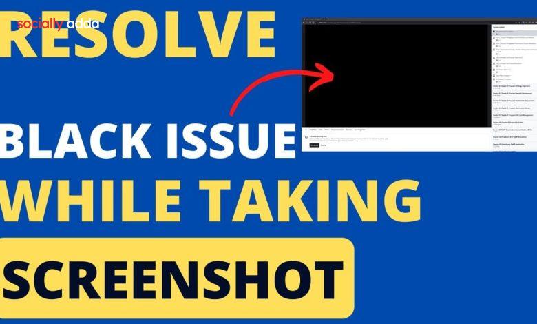 Fix Black Screen Screenshots in Chrome
