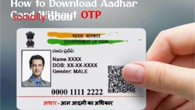 how to download aadhar card without otp