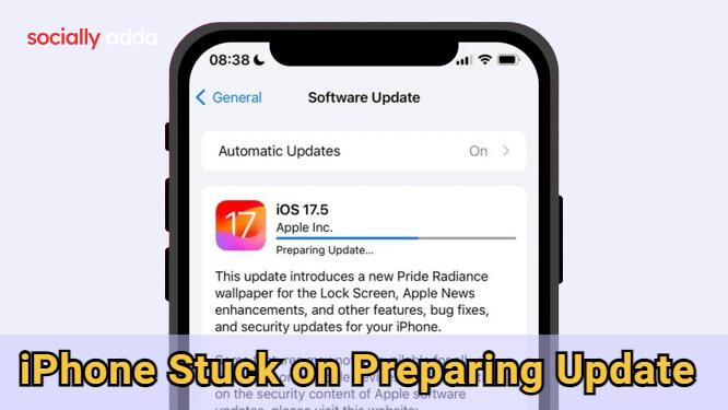 iPhone Stuck on 'Preparing to update'