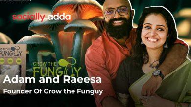 Grow the Funguy, Adam Shamsudeen, Raeesa Manaal, mushroom kits India, Kerala startup, Mushpellets, mushroom farming, healthy snacking India, agri-tech startups, Rs 3 crore revenue